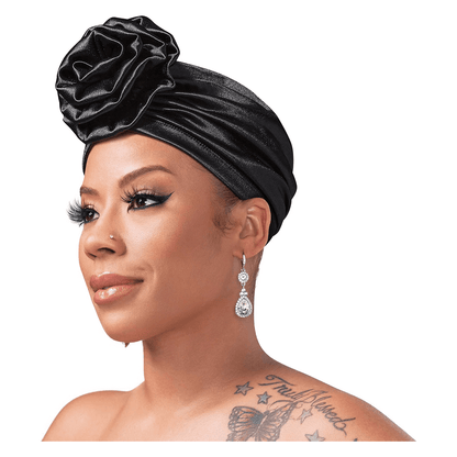 Red by Kiss Health & Beauty Red By Kiss Silky Luxe Keyshia Cole X Top Knot Turban - Black/Luxury