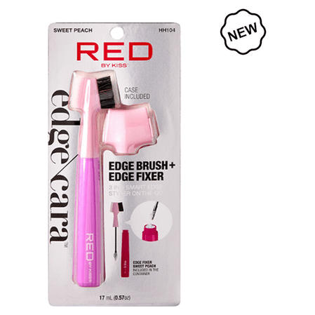 Red by Kiss Health & Beauty Red By Kiss Sweet Peach Red By Kiss Edge Cara Edge Brusher + Edge Fixer