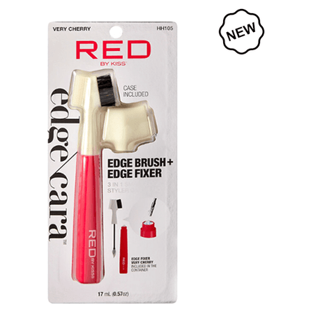 Red by Kiss Health & Beauty Red By Kiss Very Cherry Red By Kiss Edge Cara Edge Brusher + Edge Fixer