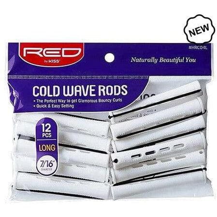 Red by Kiss Health & Beauty RED Cold Wave Rods Long 5/16" 12pc  Pink Red By kiss Cold Wave Rods Long 1/4" 12pc