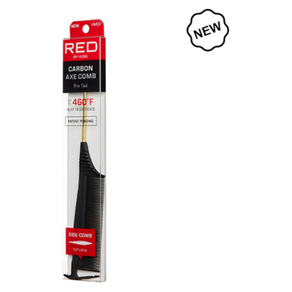 Red By Kiss Carbon Axe Pin Tail Comb