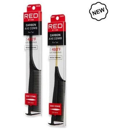 Red By Kiss Carbon Axe Pin Tail Comb