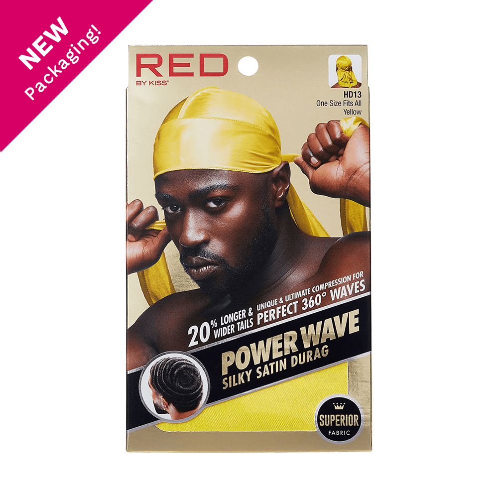 Red By Kiss Power Wave Silky Satin Durag _ Superior Fabric | gtworld.be 