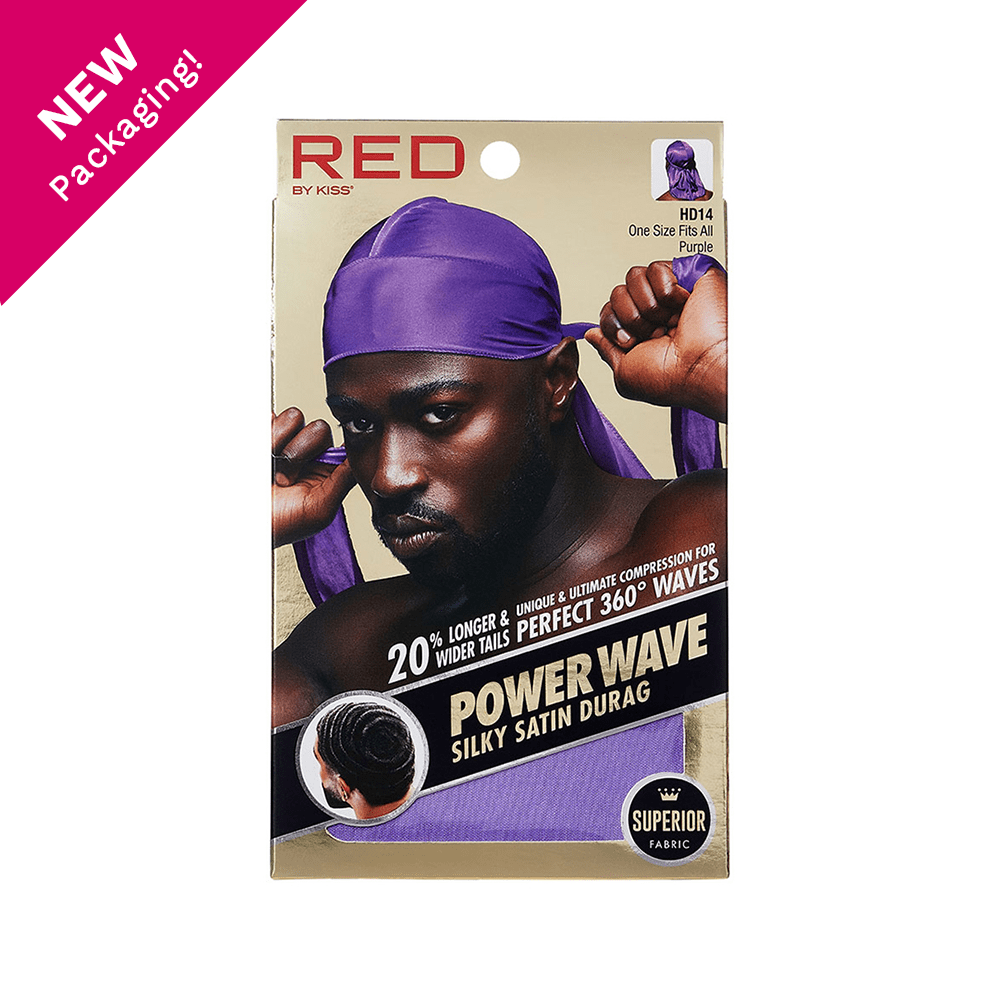 Red By Kiss Power Wave Silky Satin Durag _ Superior Fabric | gtworld.be 