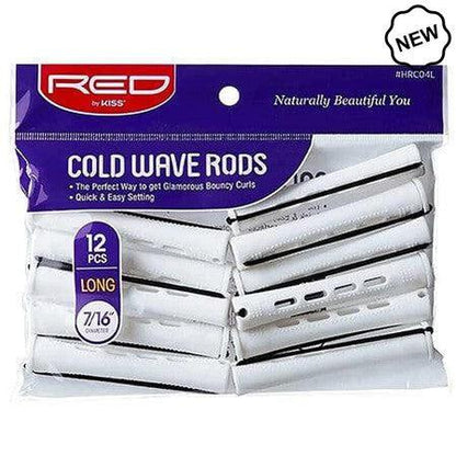 Red By kiss Cold Wave Rods  Long 1/4" 12pc  | gtworld.be 