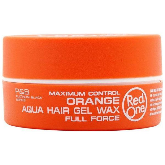 Red One Health & Beauty RED ONE Aqua Hair Gel Wax Orange 150ml