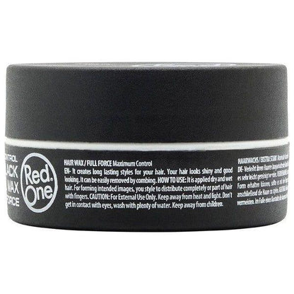 Red One Health & Beauty RED ONE Aqua Hair Wax Black 150m