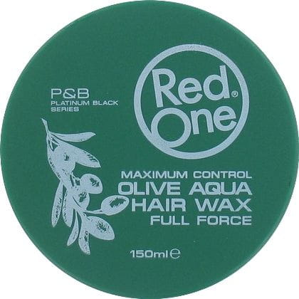 RED ONE Aqua Hair Gel Wax Dark Green 150ml | gtworld.be 