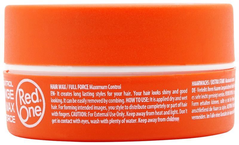 RED ONE Aqua Hair Gel Wax  Orange 150ml | gtworld.be 