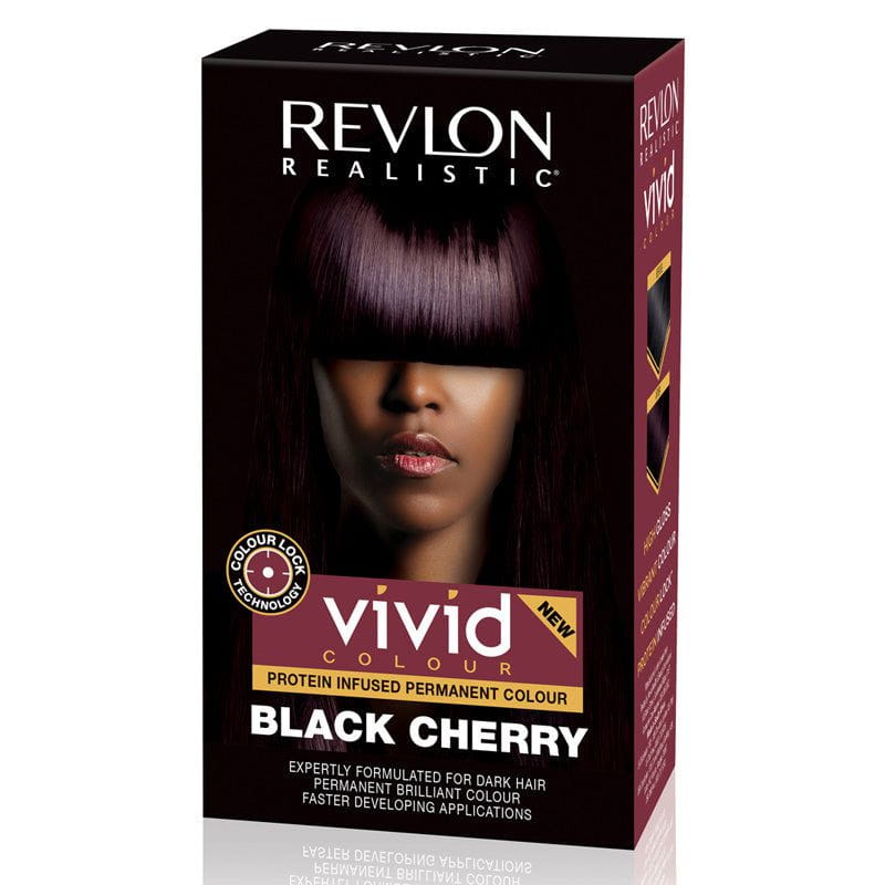 Revlon Realistic Vivid Colour Permanent Colour Black Cherry | gtworld.be 