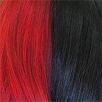 Sensationnel Health & Beauty Schwarz-Rot Mix #F1B/RD Sensationnel Soft N 'Silky Afro Twist Braid 18"/45 Cm - Synthetic Hair