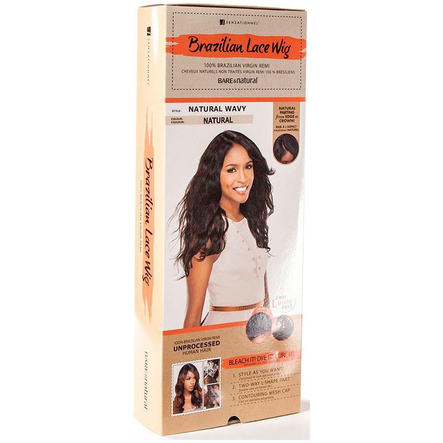 Sensationnel Health & Beauty Sensationnel Bare&Natural Natural Wavy Wig Human Hair