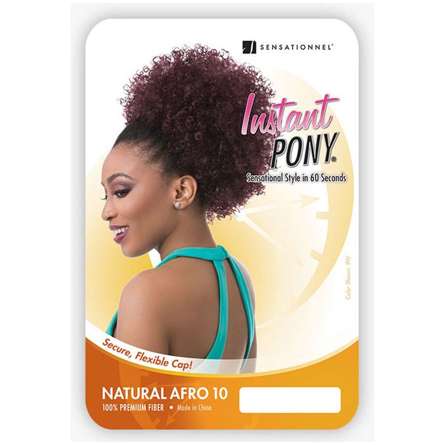 Sensationnel Health & Beauty Sensationnel Instant Pony Natural Afro 10" - Synthetic Premium Hair