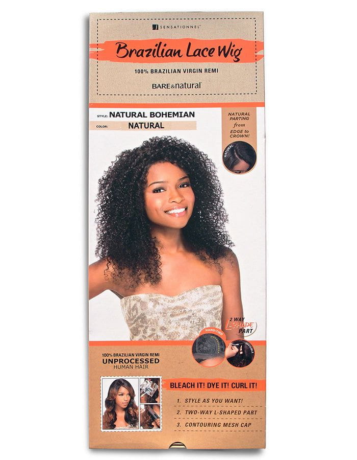 Sensationnel Bare&Natural Natural Bohemian Wig Human Hair | gtworld.be 