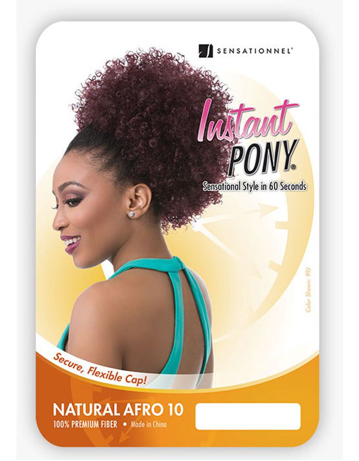 Sensationnel Instant Pony Natural Afro 10" - Synthetic Premium Hair | gtworld.be 