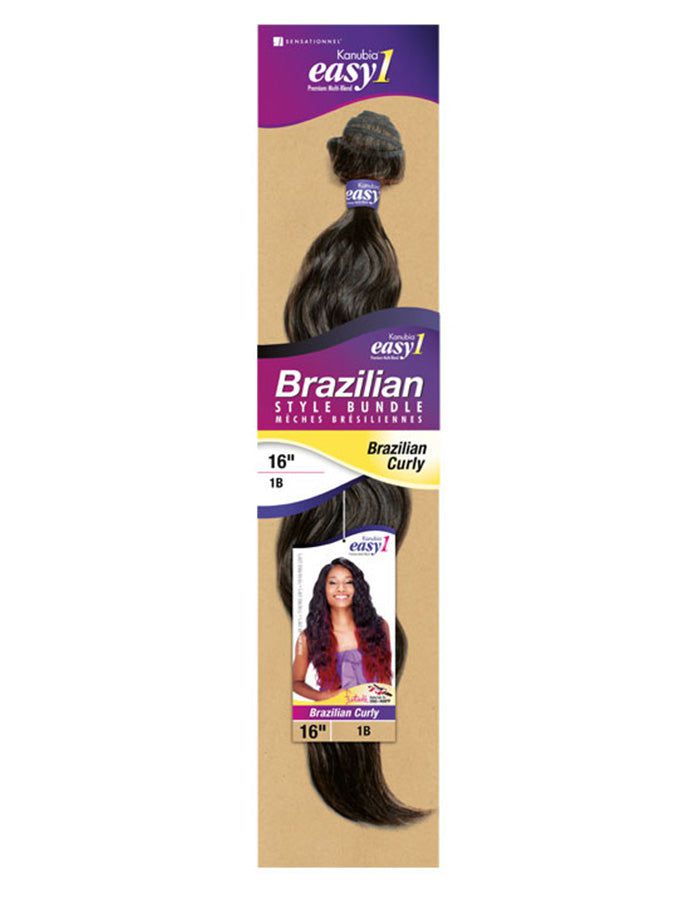 Sensationnel Kanubia easy1 Brazilian Curly 20" Cheveux synthétiques | gtworld.be 