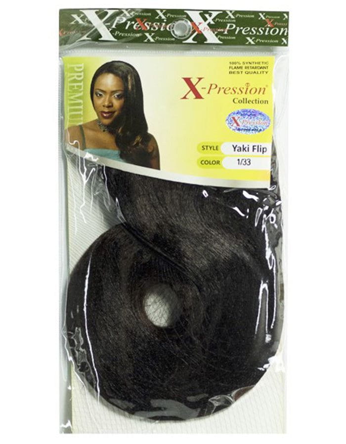 Sensationnel  X-Pression Weave-on Yaki Flip 16" Synthetic Hair | gtworld.be 