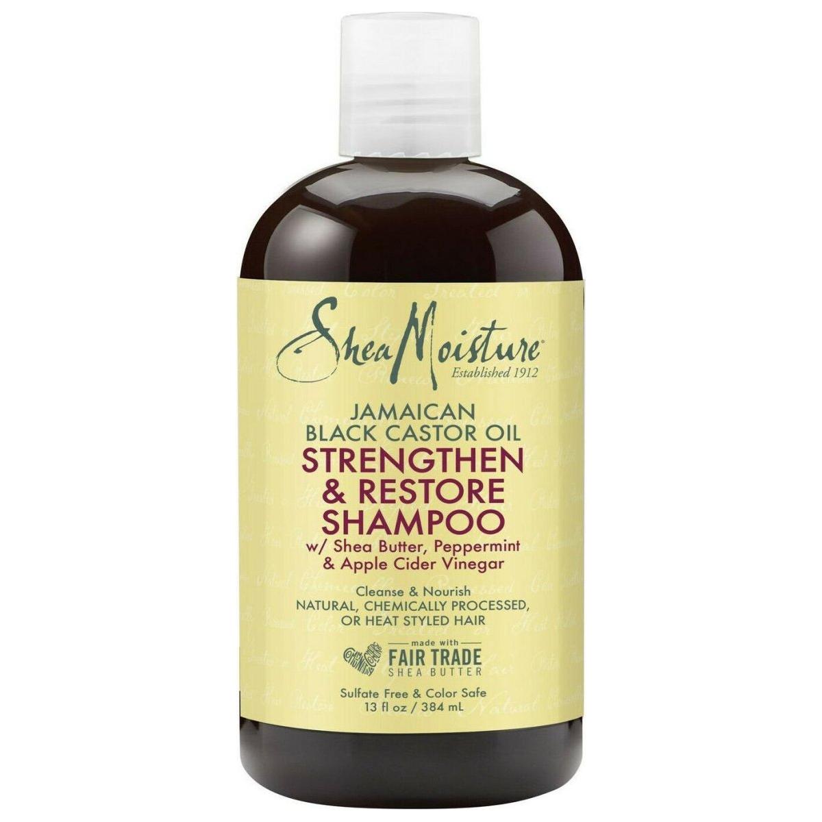 Shea Moisture Health & Beauty Shea Moisture Jamaican Black Castor Oil Strengthen & Restore Shampoo 384ML 13OZ