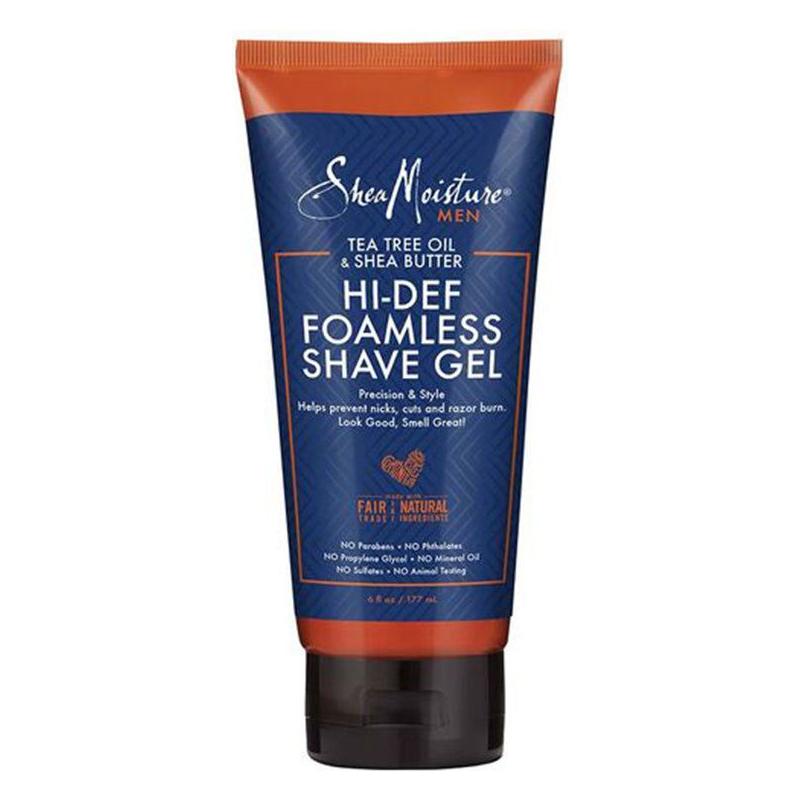 Shea Moisture Health & Beauty Shea Moisture Tea Tree Oil & Shea Butter Hi-Def Foamless Shave Gel 177ml