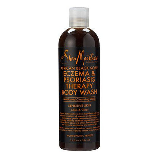 Shea Moisture African Black Soap Eczema & Psoriasis Therapy Body Wash 354ml | gtworld.be 