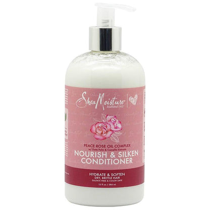 Shea Moisture Peace Rose Oil Complex Nourish & Silken Conditioner 384ml