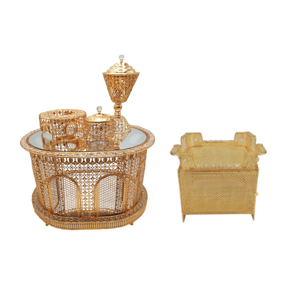 Shewhat Health & Beauty Gold Shewhat 5pcs Rekebot Set Oval 2 (Gold & Silver)