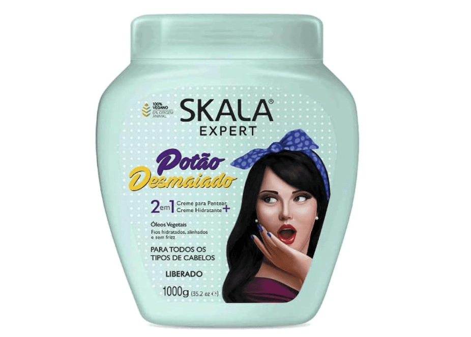 Skala Health & Beauty Skala Expert Creme de Treatment 2 em 1 Potao Desmaiado 1000g - Net 33.81 Oz)