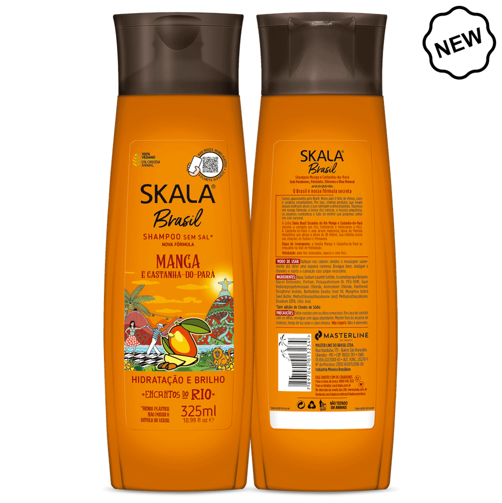 Skala Brasil Castanha Do Para Shampoo Manga 325ml | gtworld.be 