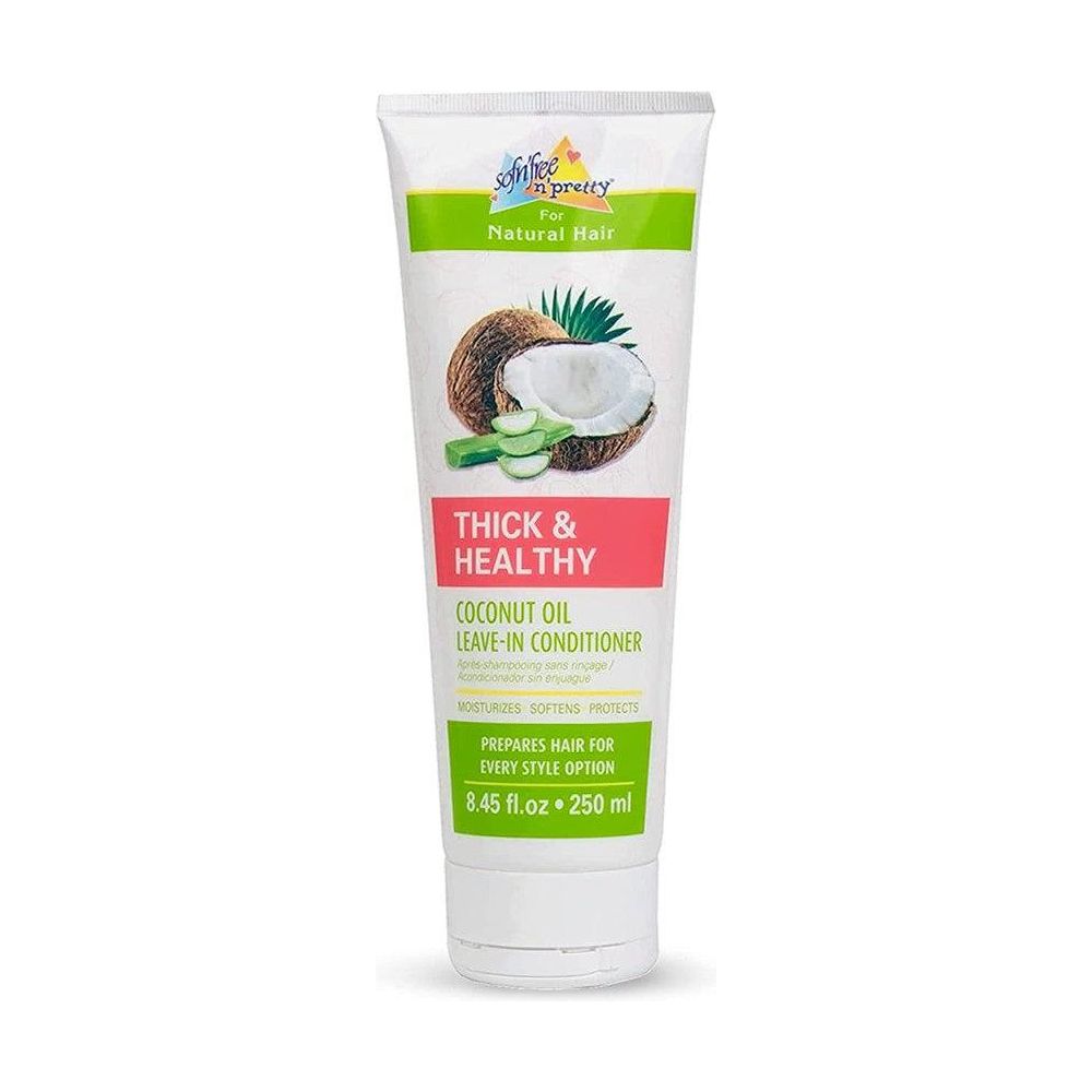 sofn'free Health & Beauty Sofn'free N Pretty Thick & Healthy Coconut Oil Leave-in Conditioner 250ml