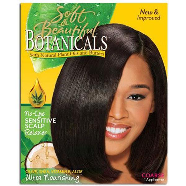 Soft & Beautiful Health & Beauty Soft and Beautiful Botanicals No-Lye Sensitive Scalp Relaxer Coarse