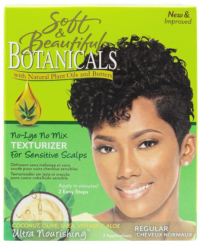 Soft and Beautiful Botanicals No-Lye No Mix Texturizer Regular 2 Applications | gtworld.be 