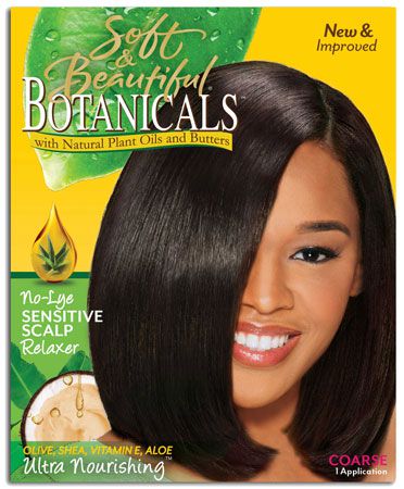 Soft & Beautiful Soft and Beautiful Botanicals No-Lye Sensitive Scalp Relaxer Coarse