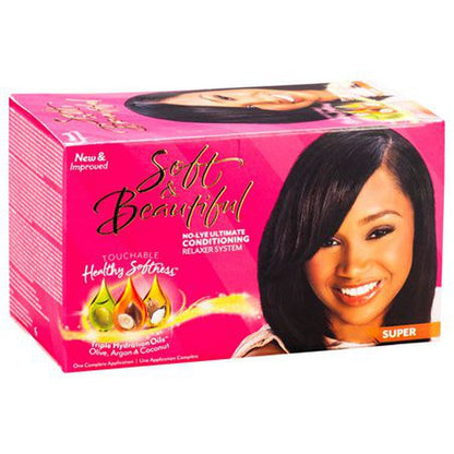 Soft & Beautiful Soft and Beautiful No Lye Ultimate Conditiomig Relaxer System Super