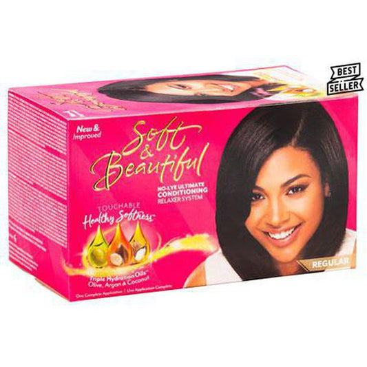 Soft & Beautiful Soft and Beautiful No Lye Ultimate Conditioning Relaxer System Regular