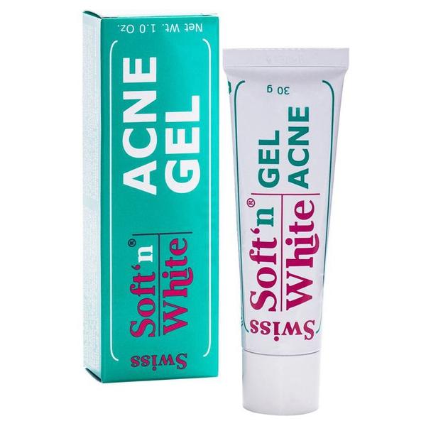 Soft'n White Health & Beauty Swiss Soft'n White Acne Gel 30ml