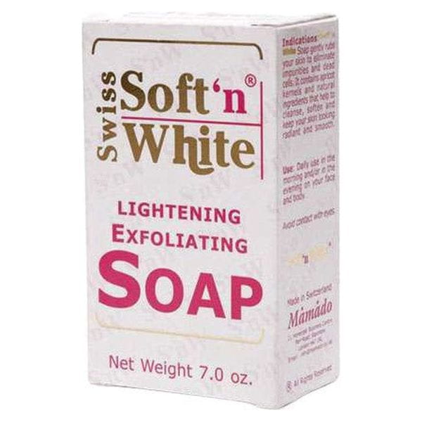 Soft'n White Health & Beauty Swiss Soft'n White Lightening Exfoliating Soap 200g