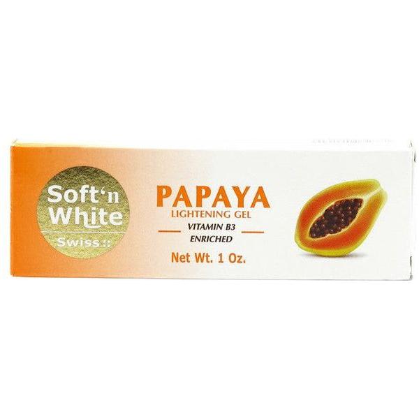 Soft'n White Health & Beauty Swiss Soft'n White Papaya Lightening Gel 30g