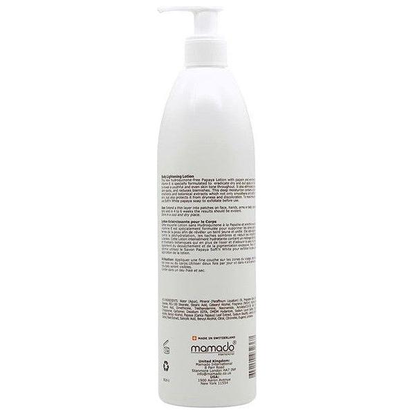 Swiss Soft'n White Papaya Lightening Lotion 500ml