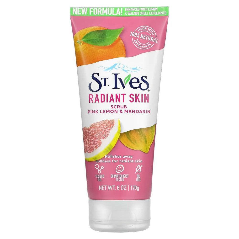 St.Ives Health & Beauty St.Ives Radiant Skin Scrub - Pink Lemon & Mandarin 6 Oz