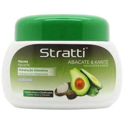 Stratti Health & Beauty Stratti Avocado and Shea Butter Treatment Hair Mask 550g