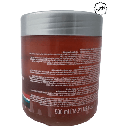 Stylin' Dredz Health & Beauty Stylin Dredz Maximum Hold Dark Mouldin' Gel Wax With Coconut Oil 500 ml