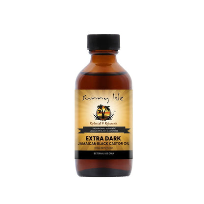 Sunny Isle Health & Beauty Sunny Isle - Huile de ricin noire jamaïcaine extra foncée, 59 ml