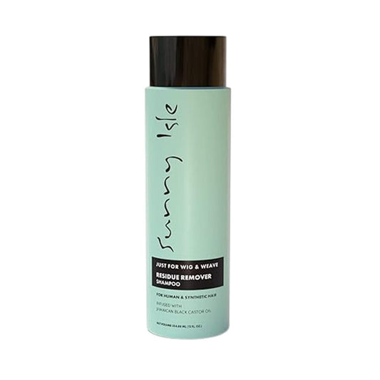 Sunny Isle Health & Beauty Sunny Isle Just for Wig, Weave, Braid, & Extensions - Residue Remover Shampoo 12oz