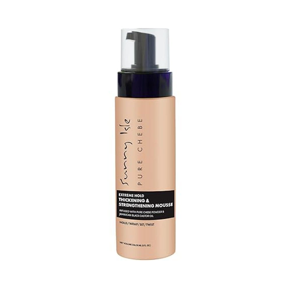 Sunny Isle Health & Beauty Sunny Isle - Mousse épaississante et fortifiante Pure Chebe à tenue extrême 8oz