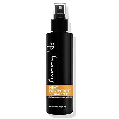 Sunny Isle Health & Beauty Sunny Isle - Spray thermique protecteur à base d'huile de ricin noire jamaïcaine 6oz
