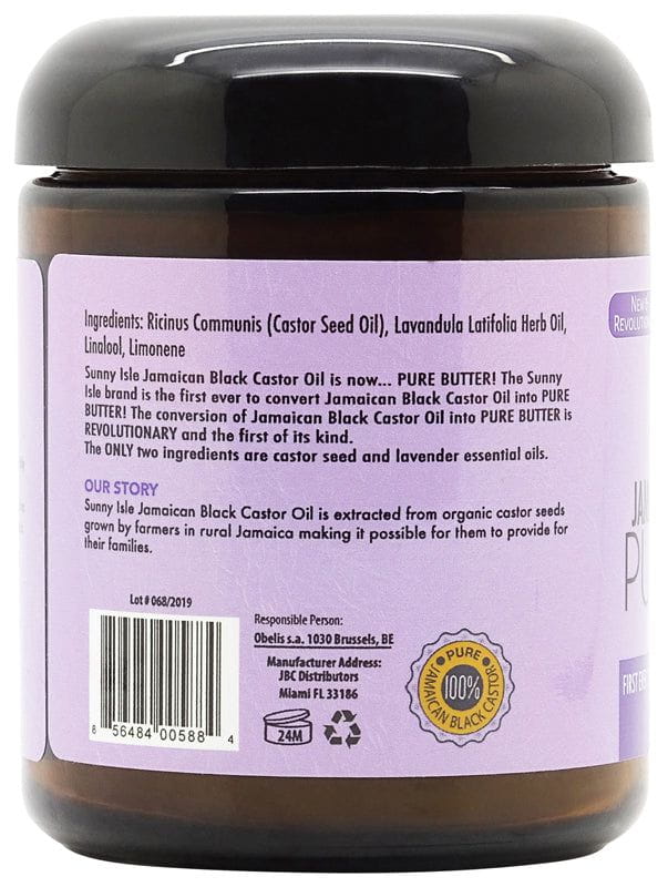 Sunny Isle Jamaican Black Castor Oil Pure Butter Lavender 236ml | gtworld.be 