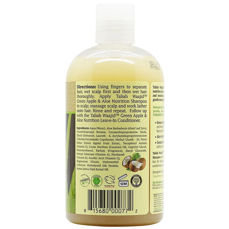 Taliah Waajid Green Apple & Aloe with Coconut Nutrition Shampoo 355ml | gtworld.be 