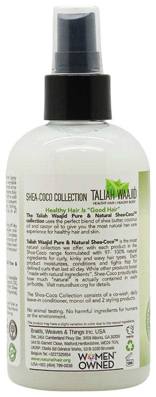 Taliah Waajid Shea Coco Daily Leave-In Conditioner Spray 237ml | gtworld.be 