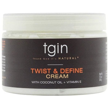 TGIN Health & Beauty TGIN Twist & Define Cream with Coconut Oil + Vitamin E 340g