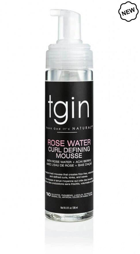 Tgin Rose Water Curl Defining Mousse 8oz | gtworld.be 